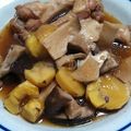 ☆ガイア☆'s cooksnap of when they made 鶏手羽元と栗の煮もの.