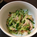 ぴよぴい's cooksnap of when they made 簡単一品☆きゅうりとささみの和え物.