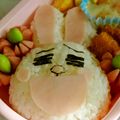 どんぴんたん's cooksnap of when they made キャラ弁 ラインキャラ コニー②.