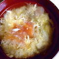 seka854's cooksnap of when they made 茗荷とトマトの味噌汁（卵とじ）.
