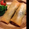 zabe05's cooksnap of when they made 痩せる？！噂のさば缶でおつまみ春巻き.