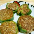 うめぇーぃ's cooksnap of when they made ピーマンの肉詰め.