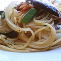 oBsession's cooksnap of when they made 旨い!!ナスオクラベーの夏野菜パスタ♪.