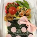 こうへい1206's cooksnap of when they made お弁当に！生姜焼き豚ロースの野菜巻き♬.