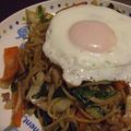 愛うらら's cooksnap of when they made メチャ旨☆大葉にんにく醤油で焼きそば☆.