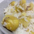 momoshu's cooksnap of when they made ❤だしで美味しい栗ご飯❤圧力鍋で.