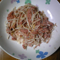 八雲202's cooksnap of when they made もやしとコンビーフのマヨネーズ炒め.