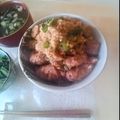 口福さん♪'s cooksnap of when they made 大豆ミートでおろしポン酢のからあげ丼♪.
