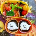 みうきー's cooksnap of when they made ♡ぺたっとハロウィンおばけのお弁当♡.