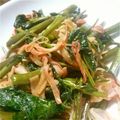 ★ともみん★☆'s cooksnap of when they made 空芯菜とカニかま♪のニンニク醤油炒め.