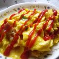 ふたごっち's cooksnap of when they made 朝食に❤ベーコンバジルチーズオムレツ.