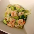 サラミ's cooksnap of when they made ヘルシー★セロリとエビのマリネサラダ.