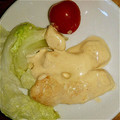 nekowahaha's cooksnap of when they made 鶏ささみのマヨチリ和え～お弁当にも～.