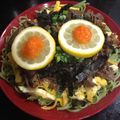 ミリ★'s cooksnap of when they made 山口名物☆瓦そば☆　～ホットプレートで～.