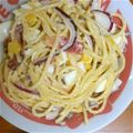 かばがらす's cooksnap of when they made カリカリベーコンのサラダパスタ.