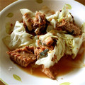パフェ☆'s cooksnap of when they made 簡単♬早うま♡キャベツと鯖缶の炒め物.