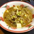komutatata's cooksnap of when they made ゴーヤを美味しく♪カレー風マーボー豆腐.