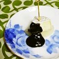 kebeibiko's cooksnap of when they made 梨とカマンベール☆黒胡麻ソースで.