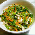 mi_iu's cooksnap of when they made 我が家の大根葉の豆腐炒め.