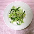 バウンド's cooksnap of when they made 簡単ヘルシー水菜とじゃこのシャキっと炒め.