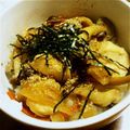 赤みい's cooksnap of when they made ムネ肉でヘルシーネギマ、照り焼き丼.