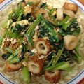 lassiekun's cooksnap of when they made 小松菜とちくわの生姜にんにく炒め☆.