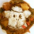 ゆずっぺちゃん's cooksnap of when they made エネゴリくんデコカレー♪.