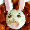ゆずっぺちゃん's cooksnap of when they made キャラ弁 ラインキャラ コニー②.