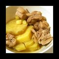 しゅっぽっぽ's cooksnap of when they made 鶏もも肉とさつまいものコンソメスープ煮.