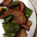 mirurugogo's cooksnap of when they made ピーマン焼豚塩胡椒バター炒め.