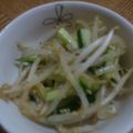 ﾘｴﾀﾝ's cooksnap of when they made 配合簡単★胡瓜とモヤシのサラダ.