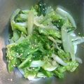 umecow's cooksnap of when they made シャキシャキ 白菜の和え物.