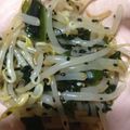あかぷり's cooksnap of when they made ■もやしとワカメの中華和え■.