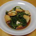 うのっこリー's cooksnap of when they made コチュジャンを＋！かぶ菜と厚揚げの炒め煮.
