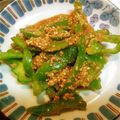 ☆美弥☆'s cooksnap of when they made ピーマンの胡麻和え.
