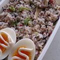 ｴﾑ子's cooksnap of when they made 梅香る〜❀ฺひじきとキノコの♔チャーハン.