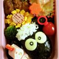 リンリンレンレン's cooksnap of when they made 簡単 キャラ弁 ひつじのショーン.