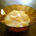 ao＆sora's cooksnap of when they made 梨ヨーグルト♪.