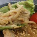 めかにか's cooksnap of when they made 給食で食べた*もやしのピーナッツ和え.