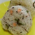 どんぴんたん's cooksnap of when they made トリプル梅しそおにぎり.
