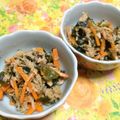 ＊おやだま＊'s cooksnap of when they made 給食の味☆わかめとツナとにんじんの炒め物.
