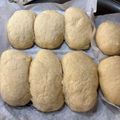 Momoko Tea's cooksnap of when they made 白コッペパン.