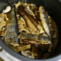 みほちび's cooksnap of when they made 秋の味❀秋刀魚ときのこの炊き込みご飯.