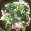 tamamiya55's cooksnap of when they made 夏バテ解消!!豚肉とほうれん草の辛子炒め.
