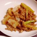 dolphin0522's cooksnap of when they made ＊肉味噌で＊大根のそぼろ煮＊.