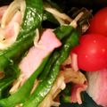 CoolJ's cooksnap of when they made エノキほうれん草炒めハム入り.