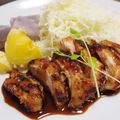 アツカ's cooksnap of when they made チキンステーキ　バルサミコソース.