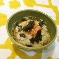 m@n@'s cooksnap of when they made 簡単！手作り鮭フレークでサラサラお茶漬け.