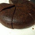 zuhozuho's cooksnap of when they made 材料２つ☆炊飯器でしっとりチョコケーキ♪.
