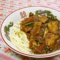 赤い電話's cooksnap of when they made ズボラ主婦の残り物カレーうどん.